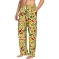 thumbnail image 6 of Salouo Fruits And Vegetables Print Pajama Pants for Men, Lounge Pants Elastic Waistband Casual Men's sleepwear Loungewear Sleep Pajama Pant -XX-Large, 6 of 7