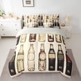 thumbnail image 2 of Homewish Cartoon Cola Bottles Twin Bedding Sets 7-Piece, Vintage Fashion Bedding Comforter Set, Teens Kids Boys Girls Reversible Sheet Sets, Lightweight Room Decor, 2 of 7