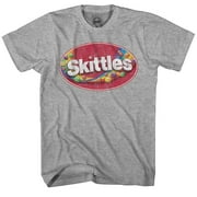 Skittles Men's Tasty Colors Candy T-Shirt (Small)