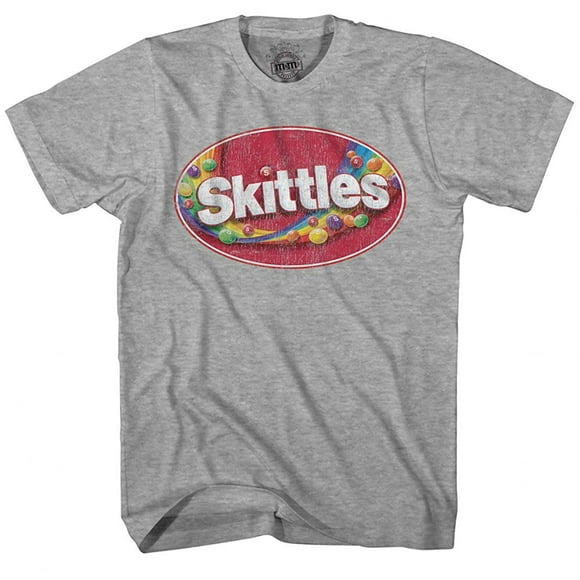 Skittles Men's Tasty Colors Candy T-Shirt (X-Large)