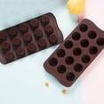 thumbnail image 5 of Chocolate Candy Molds Silicone Baking Mold for Snack Size Peanut Butter Cup, Jello, Keto Fat Bombs and Cordial, Pack of 2, 5 of 5