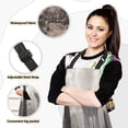 thumbnail image 2 of 5 Pcs Kitchen Set Heat Resistant Oven Mitts and Non-Slip Pot Holders with Adjustable Cooking Apron Ancient Ruins, 2 of 6