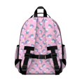 thumbnail image 3 of White Cow Heart Pattern Backpack for School,Cute School Bag,Schoolbag with Adjustable Shoulder Straps & Padded Back,15.25"x11.5"x5.25", 3 of 5