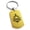 Gold, variant on Stainless Steel Pirate Bandit Skull Anchor Engraved Dog Tag Keychain Keyring