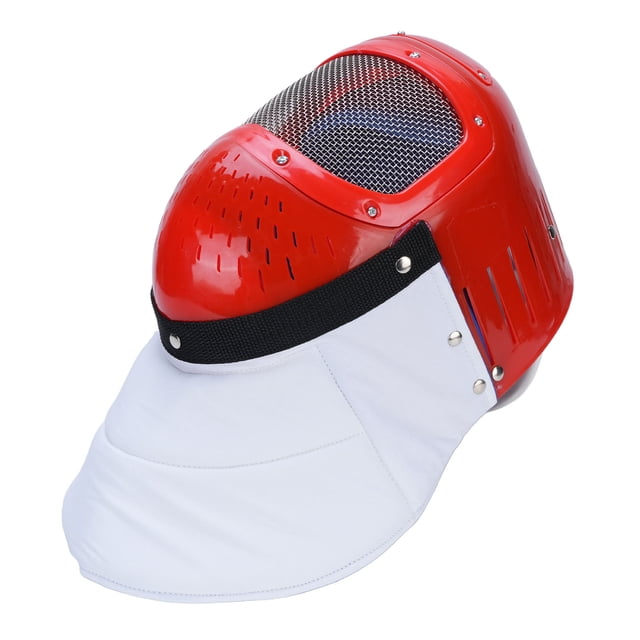 Fencing Face Cover, Mesh Structure Stab Proof Fabric, for Kids Training, with Anti Piercing Lining, Thickened Brim Design