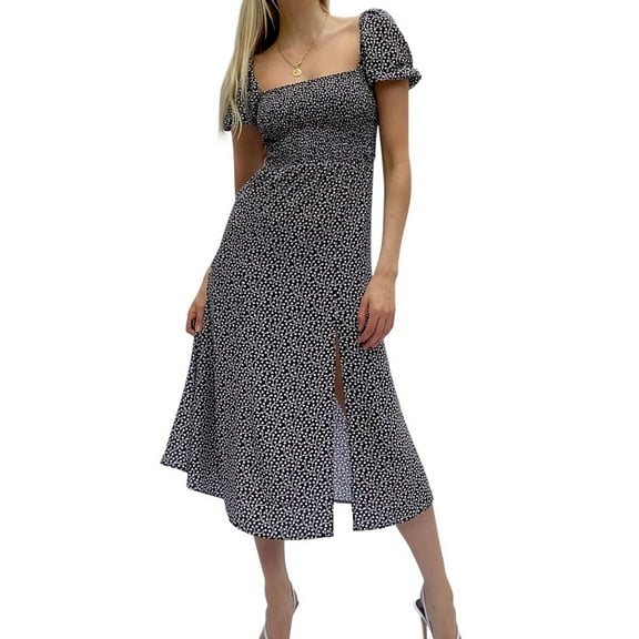 French Connection Womens Elao Verona Crepe Midi Dress, Black, XX-Small