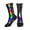 2 Black-2, variant on Athletic Socks Fight Leukemia Cancer Awareness Sport Running Calf Socks Crew Socks for Men Women
