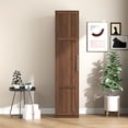 thumbnail image 2 of Leumius Kitchen Pantry Cabinet,Walnut Freestanding Buffet Cupboards Sideboard with Doors & Shelves,Kitchen Pantry Storage Cabinet for Kitchen, Living Room, 2 of 8