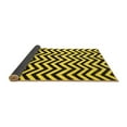 thumbnail image 2 of Ahgly Company Indoor Rectangle Abstract Yellow Contemporary Area Rugs, 4' x 6', 2 of 4
