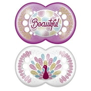 MAM Original Pacifier, 16+ Months, Girl, 2 pack