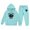 Mint Green, variant on Toddler Outfit Sets Graphic Long Sleeve Sweatshirt Pullover Tops Joggers Pants Casual Kids 2 Piece Fall Outfits Girls