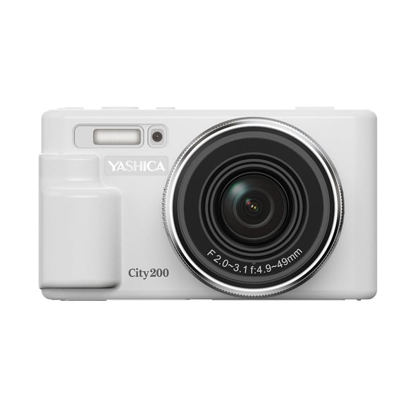 Yashica City 200 13MP 5K Ultra HD Digital Camera, White