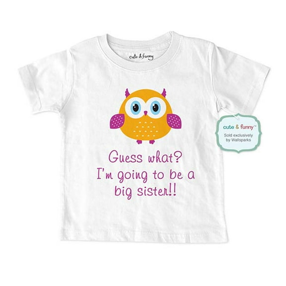 Guess what? I'm going to be a big sister!! - wallsparks cute & funny Brand - Soft Infant & Toddler Shirt