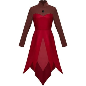 open lace back dress 1960s Red Velvet Dress with Peter Pan Collar, Medium