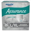 Assurance Underwear for Men, Size L/XL, 36 Count (Pack of 2 | Total 72 Count)