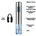 thumbnail image 4 of Electric Wine Bottle Opener, Automatic Corkscrew (Silver), 4 of 10