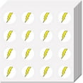 thumbnail image 1 of 128 pegatinas de rayos para álbumes de recortes, pequeñas pegatinas de rayos amarillas, autoadhesivas, impermeables, redondas, con puntos., 1 of 9