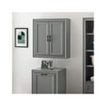 thumbnail image 3 of HomeStock City Sleek Bathroom Wall Cabinet With Craftsman Style Doors, Wall Mounting, Indoor Furniture, 26"H x 23.75"W x 8"D, Vintage Gray, 3 of 10