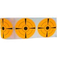 thumbnail image 2 of Fluorescent Orange with Black Target Paster Stickers | 3" Inches Round | 100 Pack, 2 of 2