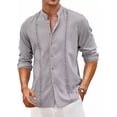 thumbnail image 1 of Camisas Casuales De Playa Con Guayabera Cubana Para Hombre, 1 of 7