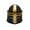 Black, variant on Nicky Bigs Novelties Child Medieval Templar Knight Helmet Costume Headwear, Silver, One Size