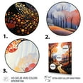 thumbnail image 3 of Designart "Bicycle Abstracted Trails painting" Bicycle Floater Framed Wall Decor, 3 of 7