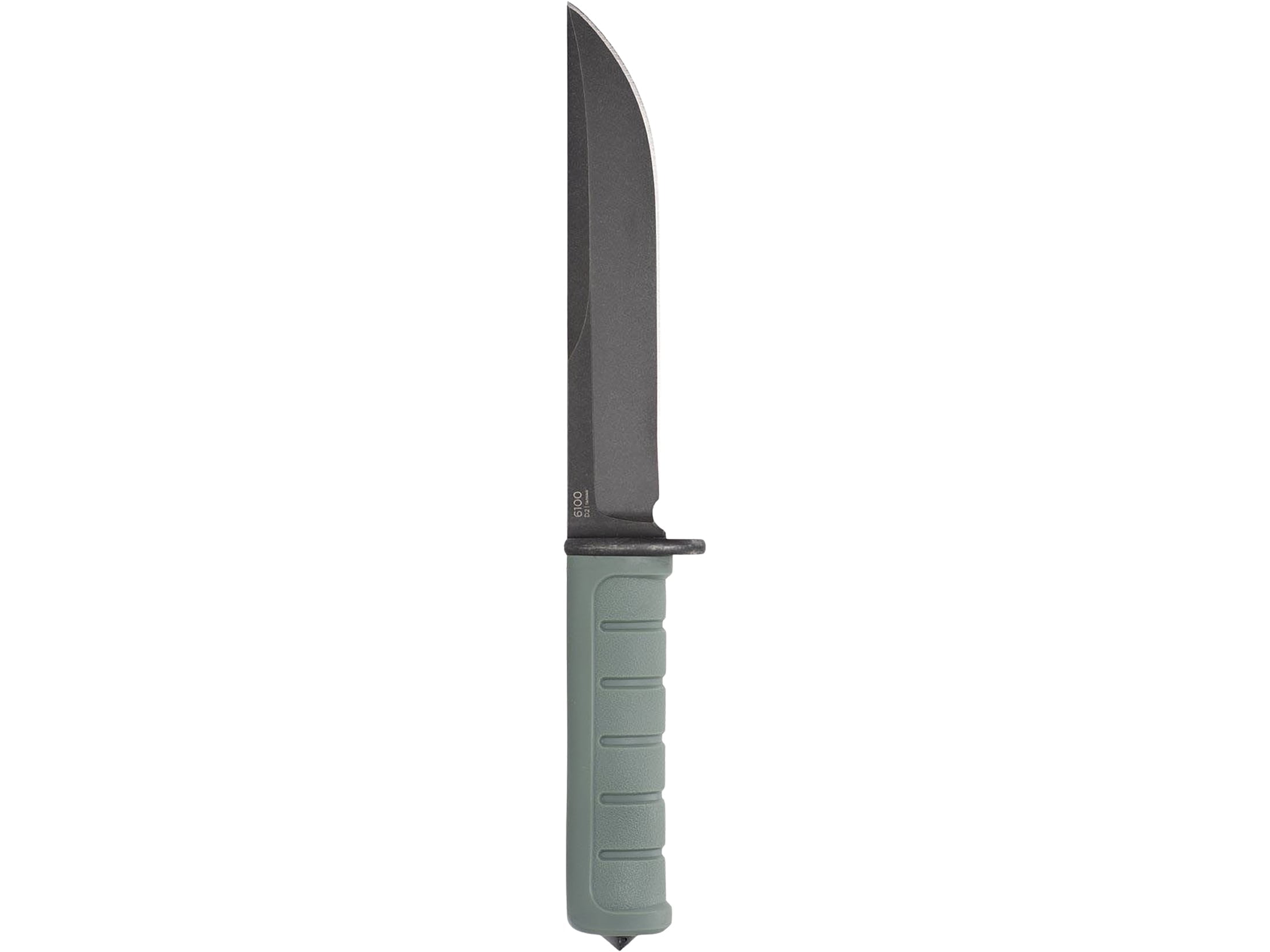 KA-BAR Dust I Fixed Blade Knife 6.125" Clip Point D2 Black PVD Blade Glass Filled Nylon Handle Green