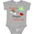 thumbnail image 3 of Inktastic Someone in Oregon Loves Me Boys or Girls Baby Bodysuit, 3 of 5