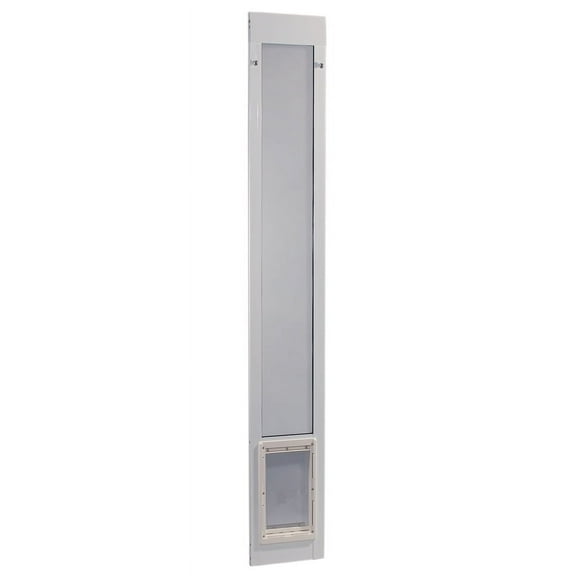 Ideal Pet Glass Pet Door, Aluminum, 77.6 in. H X 11.5 in. W