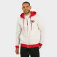 thumbnail image 4 of Men's Darius Rucker Collection by Fanatics Cream Kansas City Chiefs Distressed Graphics Full-Zip Hoodie, 4 of 6