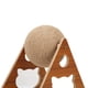 thumbnail image 3 of Juguete Rascador para Gatos Bola Rascadora para Gatos de Sisal Natural de Madera Interactiva para Gatos y Gatitos 21x26x24cm / 8.3x10.2x9.4in, 3 of 12