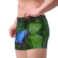 thumbnail image 2 of Haiem Blue Morpho butterfly Men's Boxer Briefs, Every Day Comfort Stretch Cotton Moisture-Wicking Underwear-XX-Large, 2 of 5