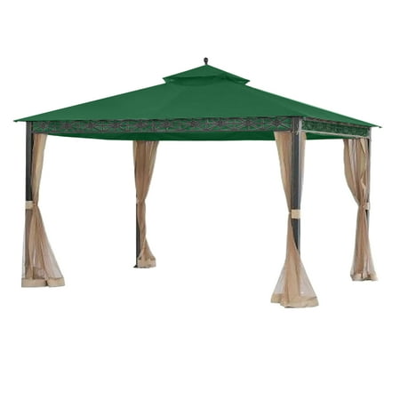 Smith And Hawken Patio Table Garden Winds Replacement Canopy Top Cover for the Smith and Hawken Allogio Gazebo - Green ()