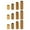 Multicolor, variant on 12pcs Hollowed Lamp Threaded Rod Lamp Hardware Lamp Repair Kit Thread Lamp Pipe Nipples Lamp Connecting Light Thread Pipes Light Fixture Parts