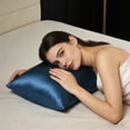 thumbnail image 4 of Sokhug Polyester Envelope Pillowcase for Dorm Room Bedding Soft Velvet,Blue,1PC 29.13x18.89in, 4 of 6