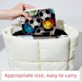 thumbnail image 6 of Football Velvet Portable Travel Organizer with Removable Compartment – Gift Idea, Jewelry Organizer, Storage Box, and Bracelet Holder, 6 of 7