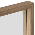 thumbnail image 4 of Bouclair Walnut Full-Size Mirror with Wood Frame, 4 of 5