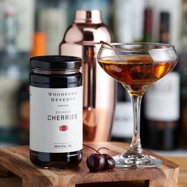 Woodford Reserve Bourbon Cherries - 13.5 oz (383g) 4 Pack