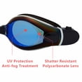 thumbnail image 2 of ALigoa Swimming Goggles for Men/Women, Polarized Anti-Fog UV Protection Mirrored Swim Goggles with Storage Box, 2 of 9