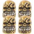 thumbnail image 1 of UPOUART 4Ud Tapones De Válvula De Dorados Calavera Para Decorar Y Proteger Neumáticos, 1 of 6