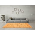 thumbnail image 3 of Ahgly Company Indoor Square Oriental Orange Traditional Area Rugs, 3' Square, 3 of 4