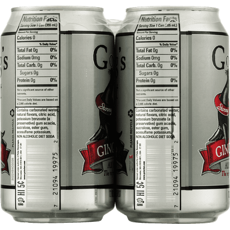 Goslings Diet Stormy Ginger Beer Cocktail Mixer, 6-12 fl. oz Cans