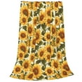 thumbnail image 2 of Sikiie Romantic Elegant Sunflower Ultra-Soft Micro flannel Blanket Luxury All Seasons Warm Blanket for Bedding Sofa and Travel (4 sizes)-40"x30", 2 of 7