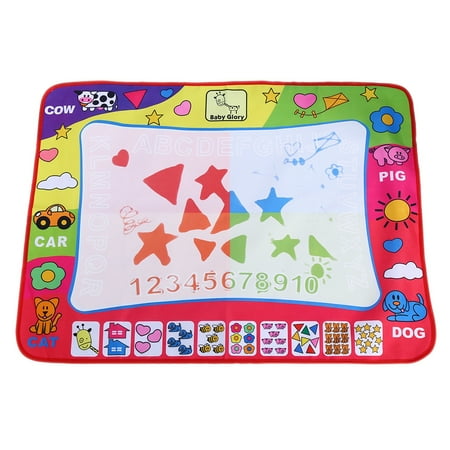 Qiilu Doodle Mat, Drawing Mat,Water Painting Draw Writing Mat Kid