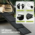 thumbnail image 2 of 250 Lbs 71 In Folding Dog Ramp for Cars 17 In Wide Anti-Slip Pet Ramp for SUVs Trucks and Beds Portable Aluminum Ramp for Large Dogs, 2 of 6