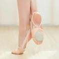 Stelle Girls Leather Pirouette Lyrical Half Sole Ballet Jazz Shoes