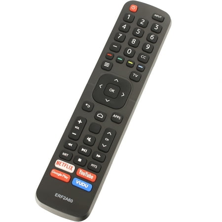 Generic Hisense ERF2A60 Smart 4K UHD TV Remote Control w/APP Shortcuts (No Voice Control)