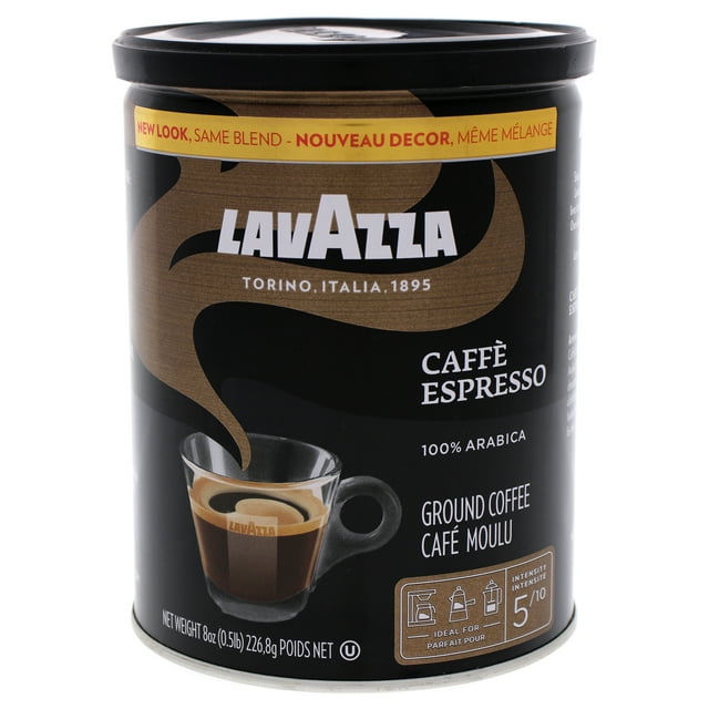 café Lavazza Lavazza Caffe Espresso Medium Roast Ground Coffee café Unisex 8oz