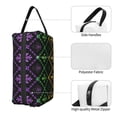 thumbnail image 3 of Honeii Mardi Gra Geometric Print Multi-Purpose Storage Bag,Hanging Dopp Kit,Small Toiletry Bag for Traveling for Toiletries, Makeup, and Small Essentials, 3 of 7