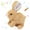 Brown 1pc, variant on Hopping Walking Bunby Realistic Bunny Toy Rabbit Toy with Sounds, Wiggling Ears, Twitching Mouth and Nose, Educational Interactive Bunny Bunbi for Kids, Birthday Gifts, 7"